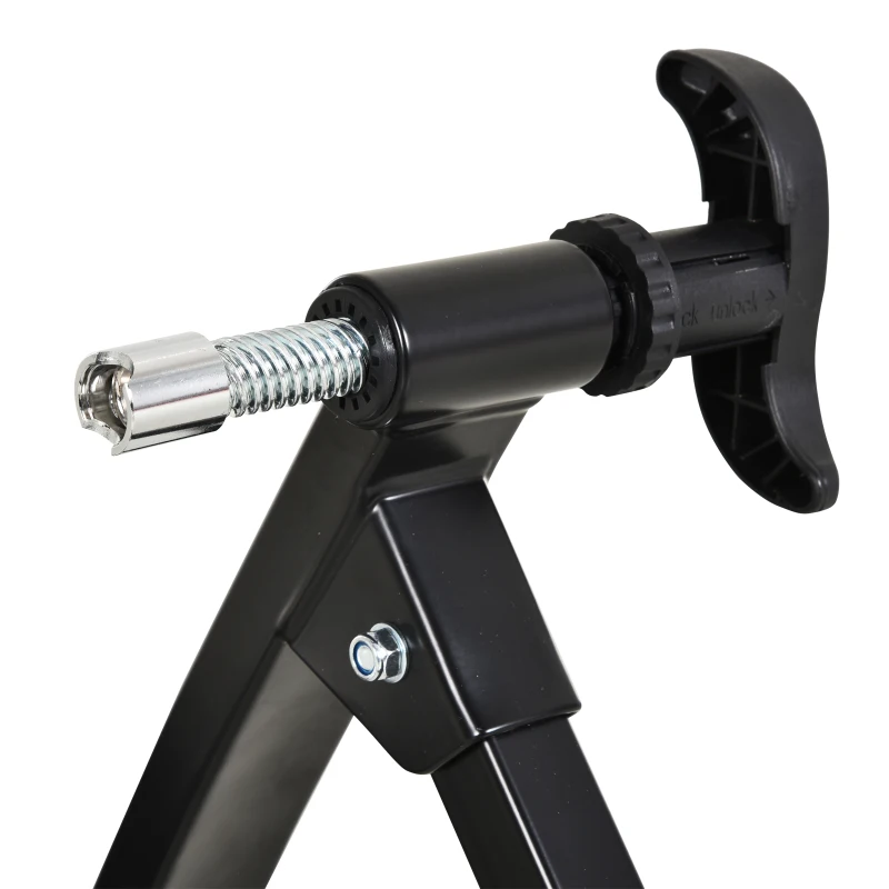 HOMCOM Foldable Indoor Bike Trainer Stationary Workout Stand, Suitable for 26"-28" or 650C, 700C Bike Tyres