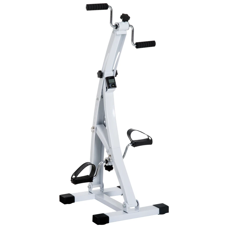 Homcom Vélo d'Appartement pour Rééducation Blanc 41 x 50 x 96 cm