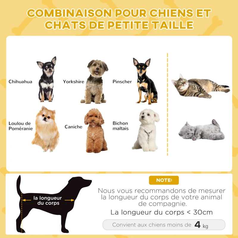 PawHut Panier rond chien sur pieds style cosy chic grand confort coussin moelleux intégré Ø 48 x 24,5H cm beige