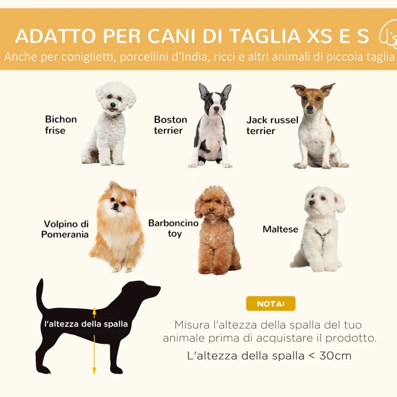 PawHut Cancellino per Cani a 6 Pannelli in Metallo con Chiusura a Scatto, Ø120x60 cm, Multicolore