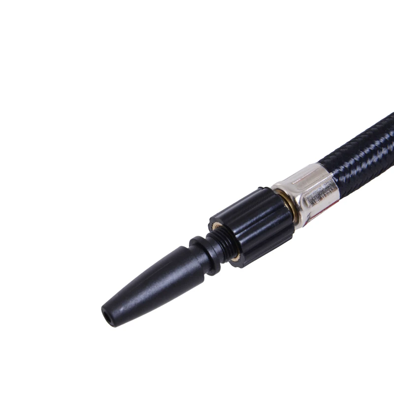 Homcom Compresseur d'Air Électrique sans Fil 12 V Noir 24 x 16 x 8 cm