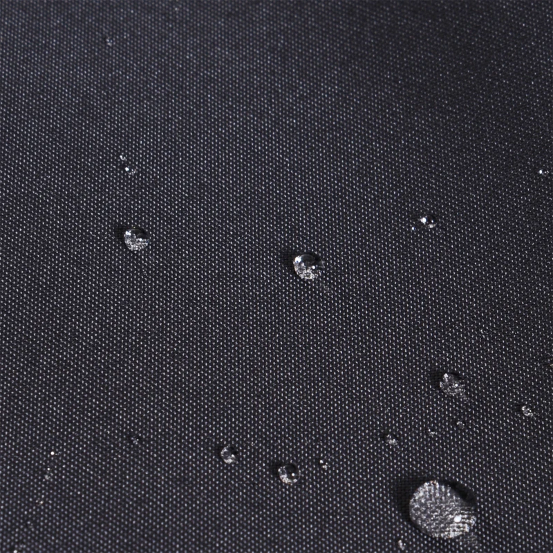 Outsunny Parasol de jardin extérieur parasol droit double toit Hexagonal Grande Taille de Jardin Ø 2,5 x 2,3H m Bois de Bambou Noir