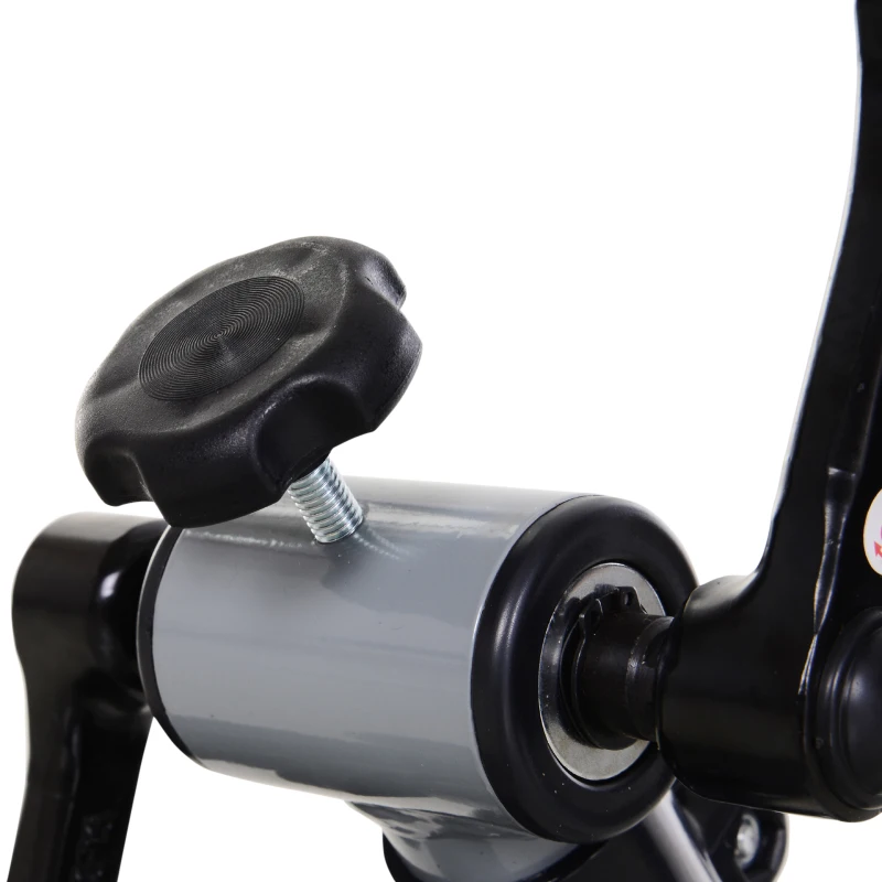 HOMCOM Mini Cyclette Pedaliera per Gambe e Braccia per Fitness a Casa, Resistenza Regolabile Pedali Antiscivolo