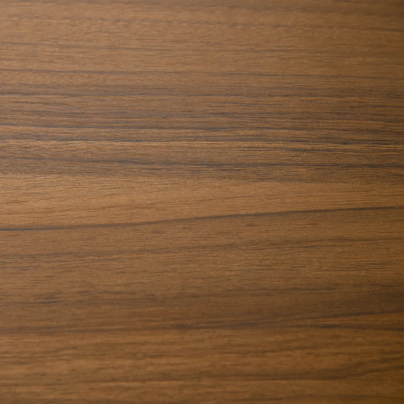 HOMCOM Tavolo Consolle Stile Vintage Industriale con 3 Ripiani e Telaio in Metallo, Color Noce e Nero, 120x23.5x75cm