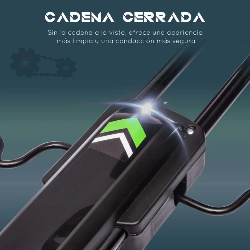 HOMCOM Go Kart a Pedales para Niños con Asiento Ajustable Neumáticos de Goma Freno de Mano Carga 50 kg 121x58x61 cm Negro