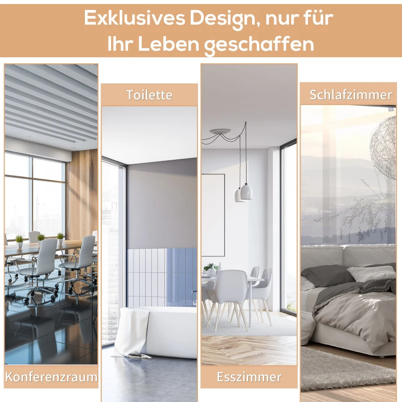 Outsunny Senkrechtmarkise Balkonmarkise Vertikalmarkise Windschutz Seitenrollo Sichtschutz mit Handkurbel Polyesterstoff+Aluminium Cremeweiß 250 x 160 cm