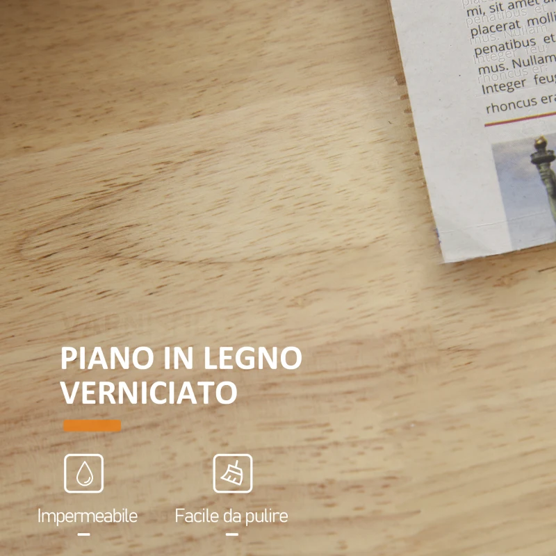 HOMCOM Carrello da Cucina Portaspezie a 3 Livelli e 4 Ruote in MDF e Truciolato, 89x45x89cm, Bianco