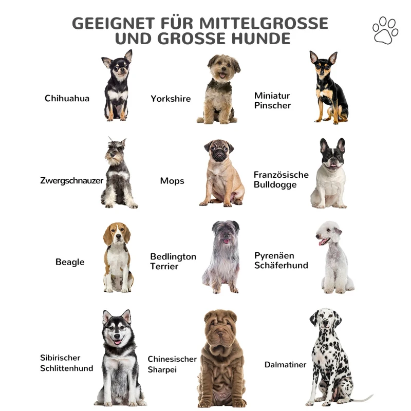 PawHut Rattan Hundehaus mit Kissen Hundebett mit Dach Hundeliege Hundehütte Haustierbett Hundesofa Kissen Stahlrahmen Kaffee+Beige 91 x 71 x 81 cm