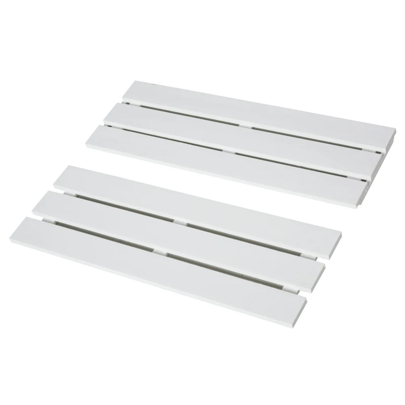 Outsunny Étagère à Fleurs Pliable Étagère à Fleurs Supports de Pots Porte Plante - 4 niveaux à Lattes réglables - pan arrière Treillis - Bois Sapin pré-huilé pour Intérieur Balcon Jardin Terrasse