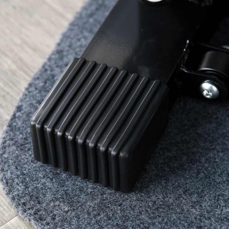 HOMCOM Mini Stepper Sidestepper Fitness Heimtrainer inkl. Trainingsbänder schwarz