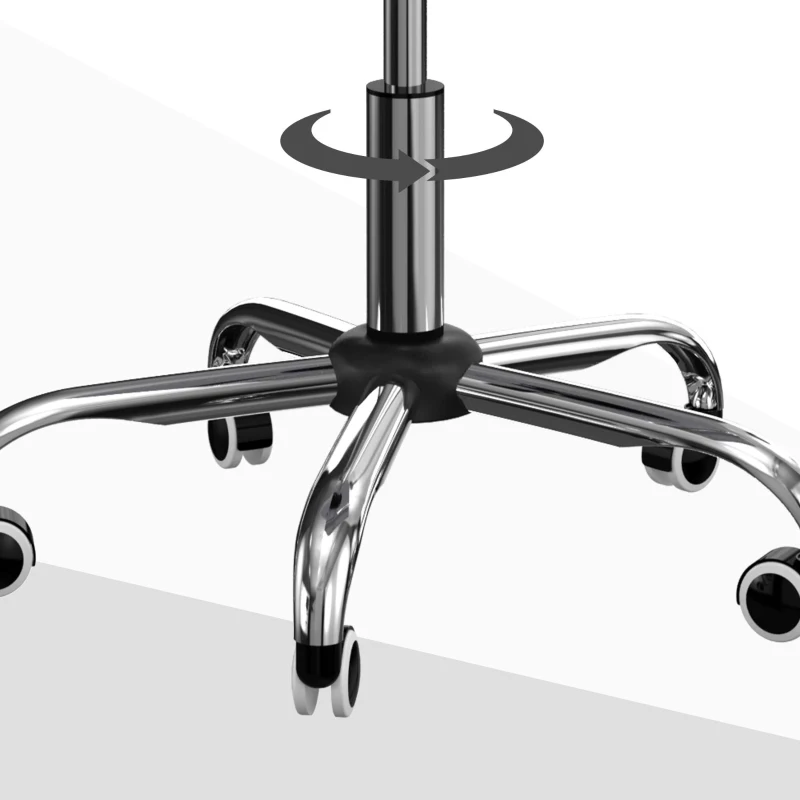 HOMCOM Lot de 2 chaises de bureau fauteuil manager pivotant hauteur réglable revêtement synthétique capitonné blanc