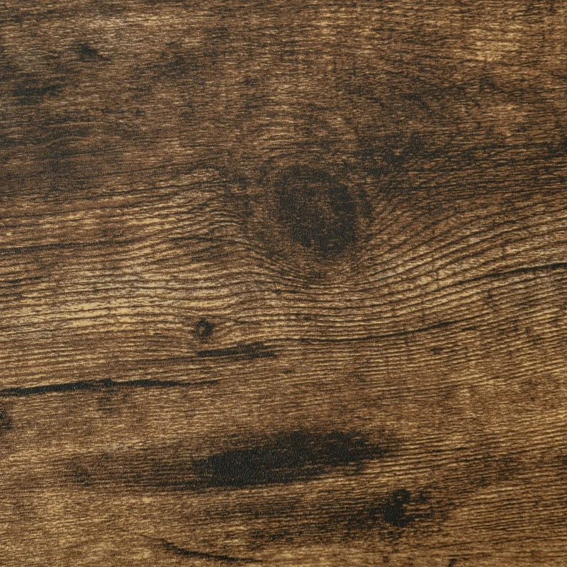 HOMCOM Mobile Scarpiera in Stile Industriale con Vano, Panca Scarpiera Vintage Salvaspazio in Legno e Metallo, Marrone Rustico, 90x37x60cm