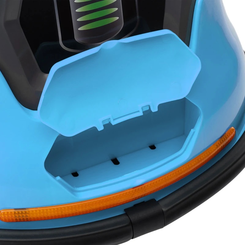 HOMCOM Elektro-Scooter für Kinder, 3 km/h, Lichter und Musik, Sicherheitsgurt, Blau