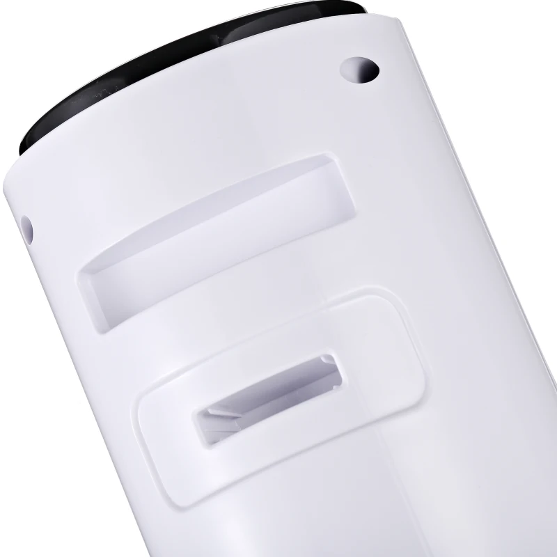 HOMCOM Turmventilator mit Fernbedienung 70° oszillierender 96 cm Standventilator Säulenventilator 45 W mit 3 ModiTimer Weiß+Schwarz