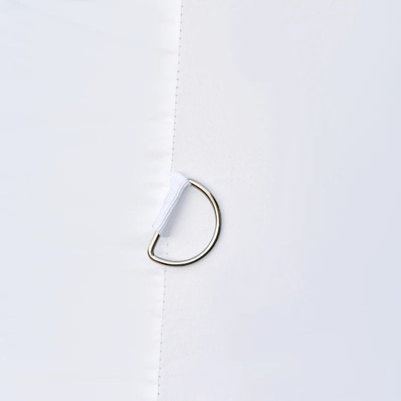 HOMCOM Albero di Natale Bianco Gonfiabile 245cm Gigante e Impermeabile con Luci a LED, Decorazione Natalizia per Esterni