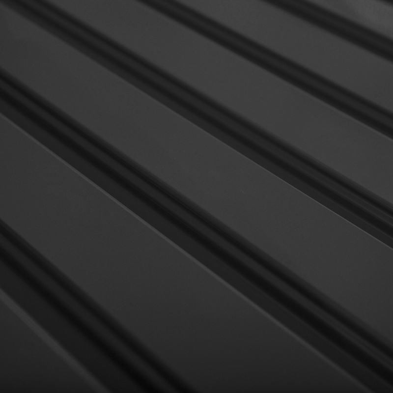 Outsunny Mülltonnenbox Müllbox Storer abschließbar Gerätebox für 2 Mülltonnen Stahl 178,5 x 104,5 x 128,5/113 cm Schwarz