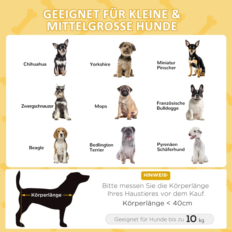 PawHut Hundesofa aus Ratten Haustierbett für kleine Katzen und Hunde Haustiersofa Katzensofa Weichem Bezug Eck Hundebett Hundecouch Weide Plüsch Grau 68 x 68 x 32 cm