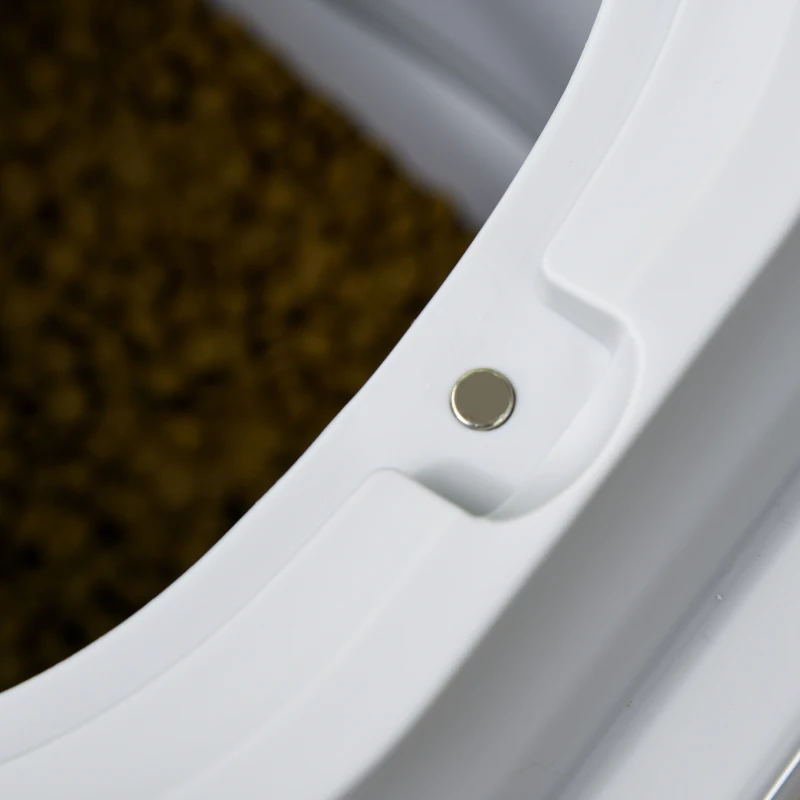 PawHut Trockenfutter-Behälter, faltbar, bis 25 kg, mit Zubehör, 44x32x37cm, Grau