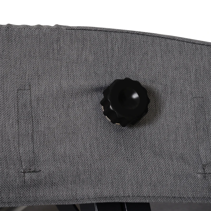 Outsunny Hollywoodschaukel 3-Sitzer-Hollywoodschaukel, inkl. Kissen, wetterbeständig, 200 cm x 115 cm x 168 cm, Grau