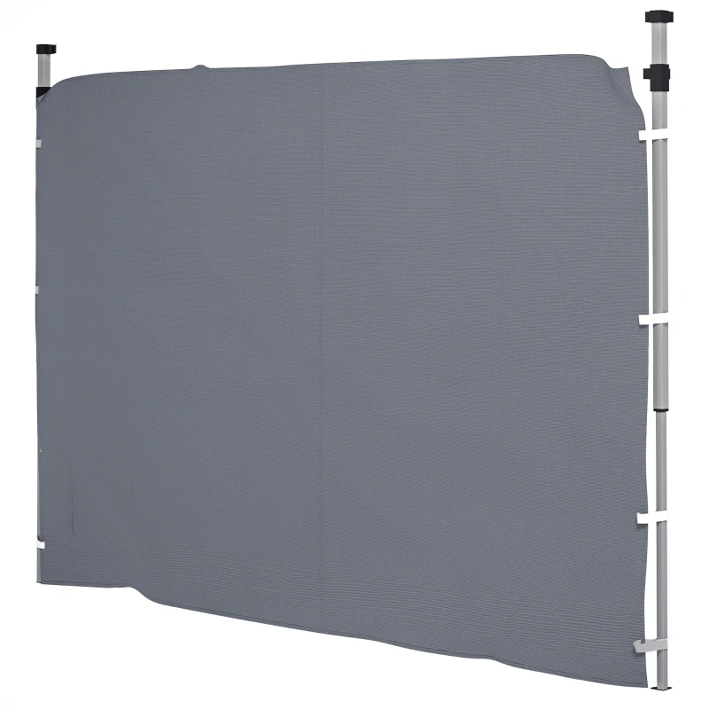 Outsunny 195 x 295cm Replacement Gazebo Sidewall - Grey