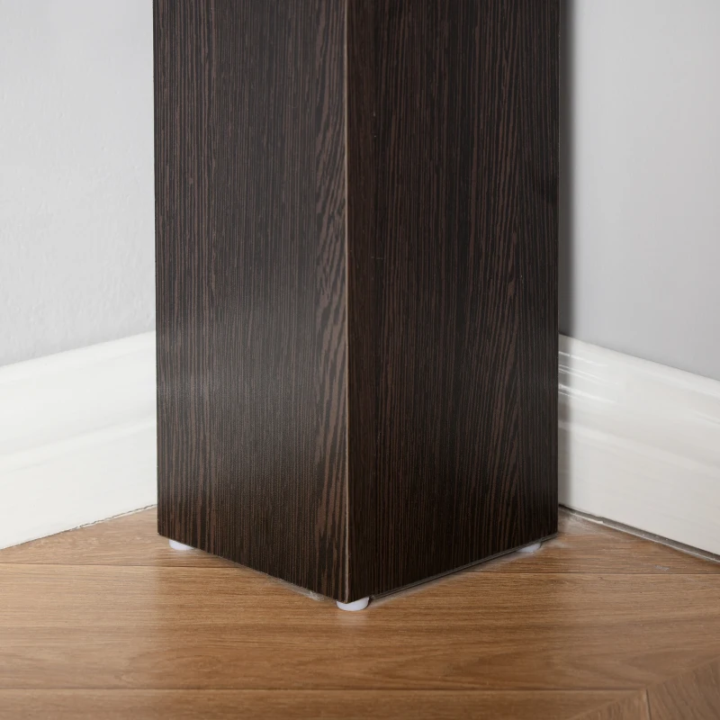 HOMCOM Mesa de Ordenador PC Escritorio para Oficina Hogar Tipo Esquinera Forma L con Estantes 136x130x72cm Madera