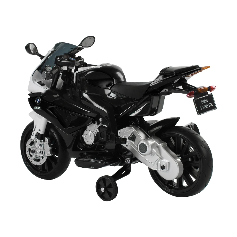 BMW Moto Electrique Bi-moteur pour Enfant Blanc 110 x 41 x 67 cm