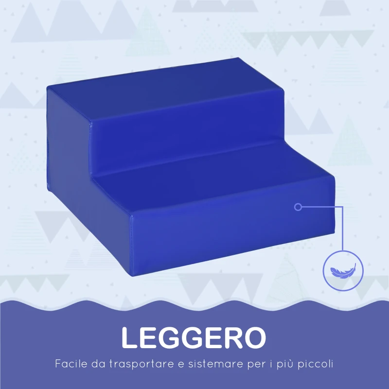 HOMCOM Set Costruzioni Morbide da 4 Pezzi, Gioco Educativo per Bambini Età 1-3 Anni per Casa e Scuola, Multicolore