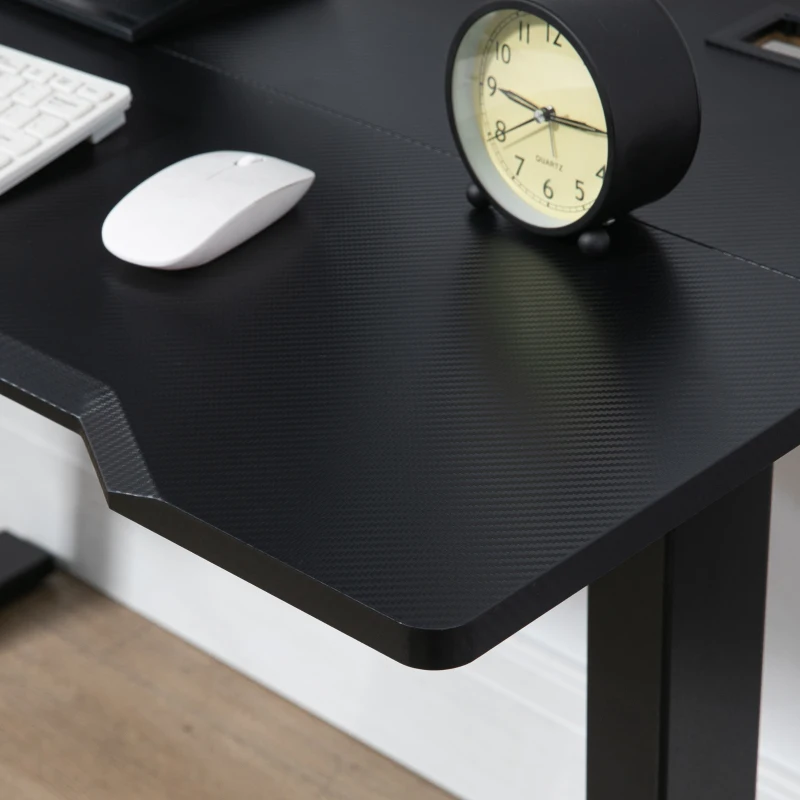 Vinsetto elektrischer Schreibtisch Tischgestell mit Motor höhenverstellbar 74,5-114,5 cm Schreibtischständer Stehschreibtisch Computertisch Bürotisch Memory-Steuerung Metall