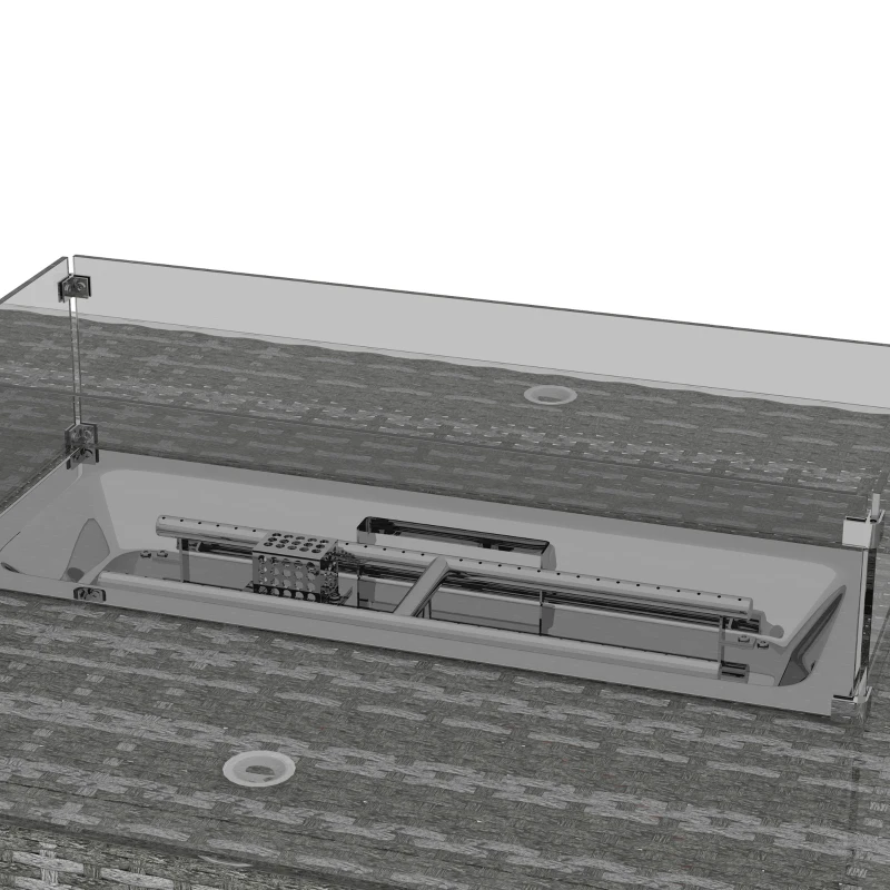 Outsunny 7 Pieces Outdoor Rattan Garden Furniture with Fire Pit Table, 6 Seater Garden Table and Chairs with Cushions, Rattan Dining Set with Propane Heater Table, Windscreen, 50,000 BTU, Grey