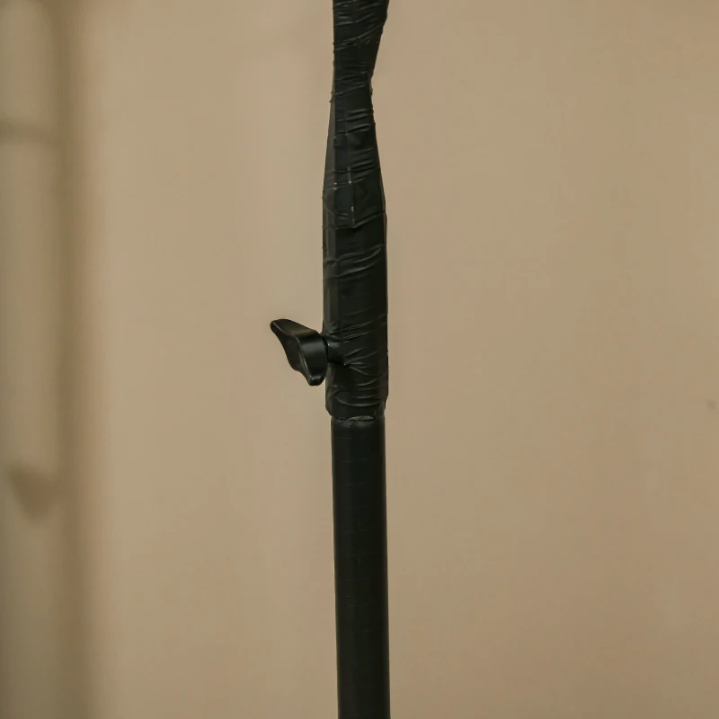 HOMCOM Árbol de Flor de Cerezo con 120 Luces LED IP44 en Blanco Cálido Decoración para Interiores 17x17x120 cm Negro