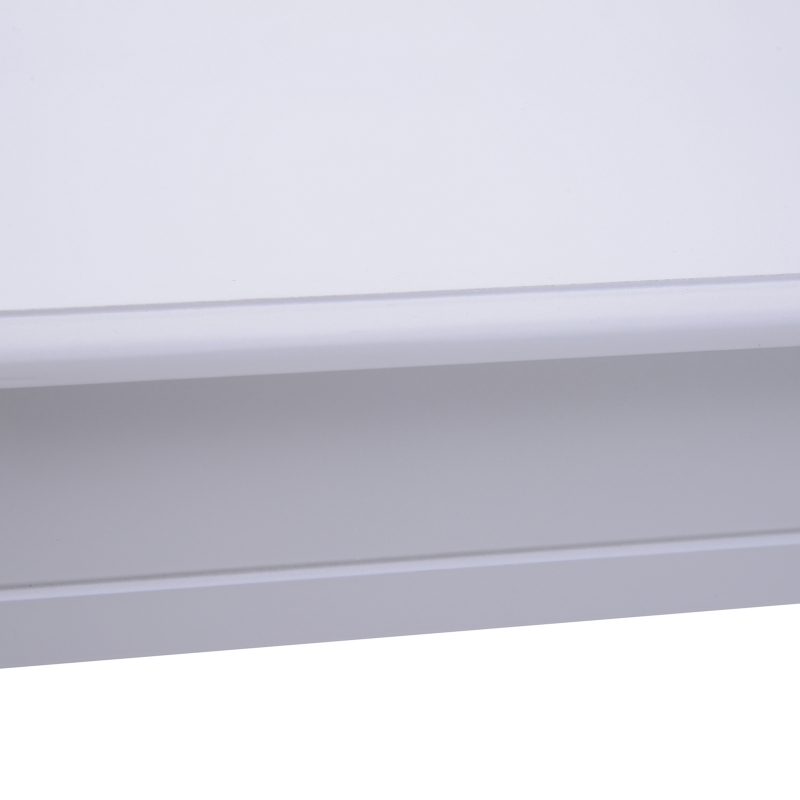 HOMCOM Mueble Recibidor Pasillo Mesa Consola Entrada Mesa Auxiliar con 2 Estantes 100x30x80cm Madera