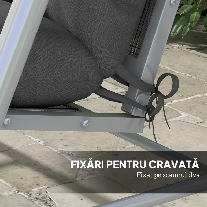 Outsunny Set de 4 Perne pentru Sezut si Spatar pentru Exterior