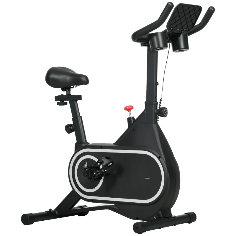 SPORTNOW Cyclette Magnetica con Volano da 4kg, Manubrio e Sellino Regolabili