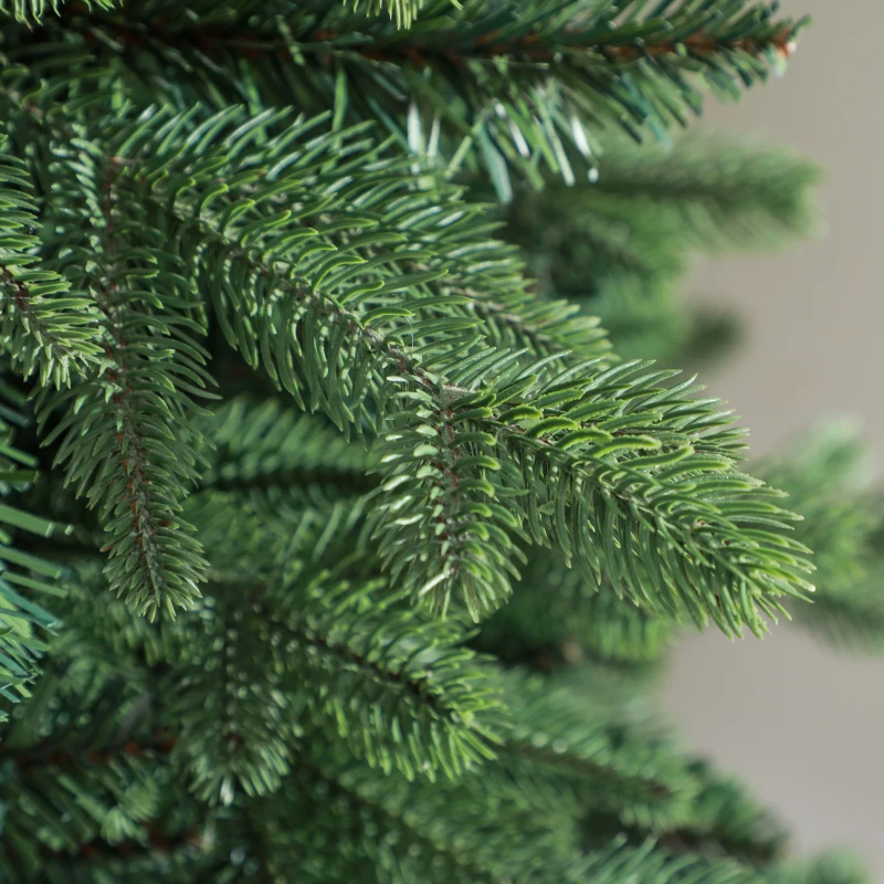 HOMCOM Albero di Natale Artificiale 150 cm Realistico con 994 Rami e Base in Resina, Verde