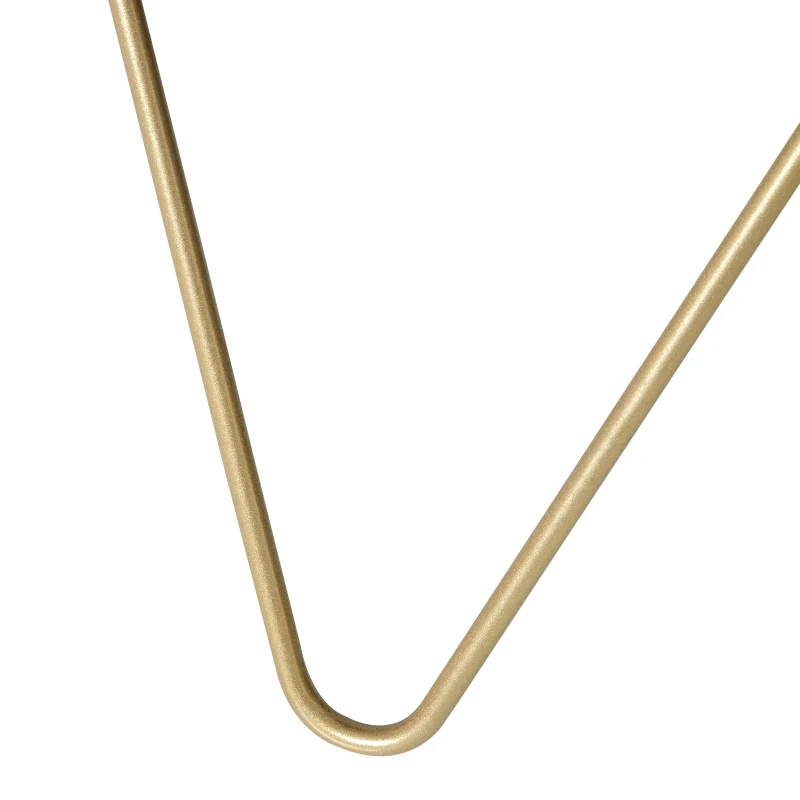 HOMCOM Round Coffee Table, Sofa End Table with Metal Crossed Legs, Modern Living Room Table - Black, Gold Tone (Φ43cm)