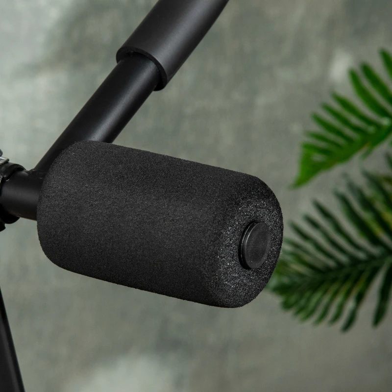 SPORTNOW Appareil à abdominaux Ab crunch fitness pliable charge max. 120 Kg 105 x 45 x 110 cm noir