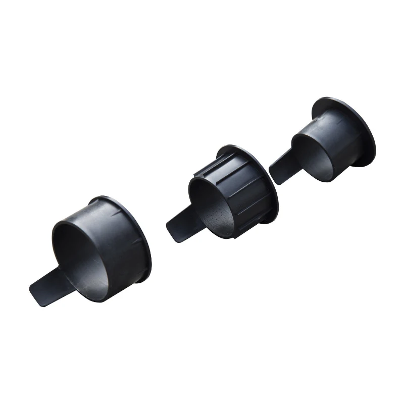 Outsunny Schirmständer, Sonnenschirmständer, 3 Adapter, verstellbar, Zement, 25 kg, Schwarz