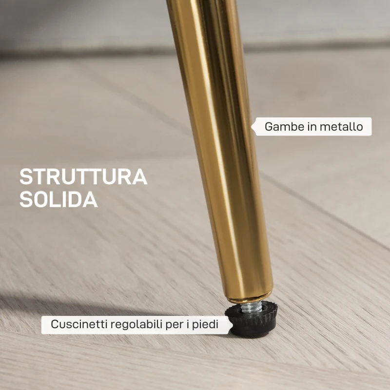 HOMCOM Divanetto 2 Posti in Stile Industrial Chic in Tessuto Effetto Velluto e Metallo, 130x77x77 cm, Rosso Scuro