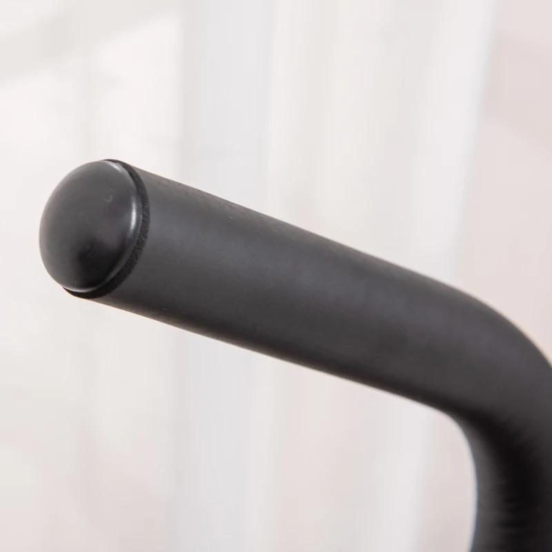 HOMCOM Stepper con Manubrio, Pedali Antiscivolo e Monitor LCD, in Acciaio e ABS, 55x44x108 cm, Nero Grigio e Verde