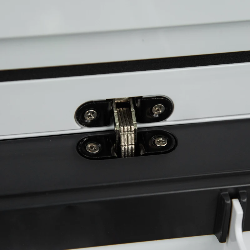 Outsunny Kühlbox Auto 30L mit LCD-Anzeige Kompressor Autokühlschrank elektrisch Boot Camper Reisen 12/24V DC und 110-240V AC Weiß