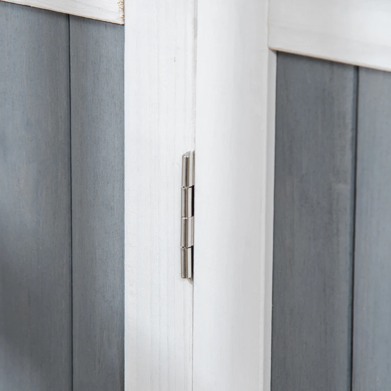 PawHut Hundebox, Hundekäfig, herausnehmbare Bodenwanne, klappbar, für kleine und mittelgroße Hunde, Grau