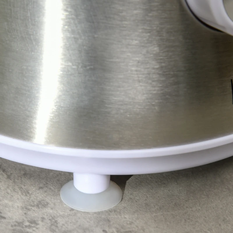 HOMCOM Frullatore da 500W a 2 Velocità Regolabili con Caraffa, Lama a S e Lama a 4 Punte, 20.5x19x16 cm