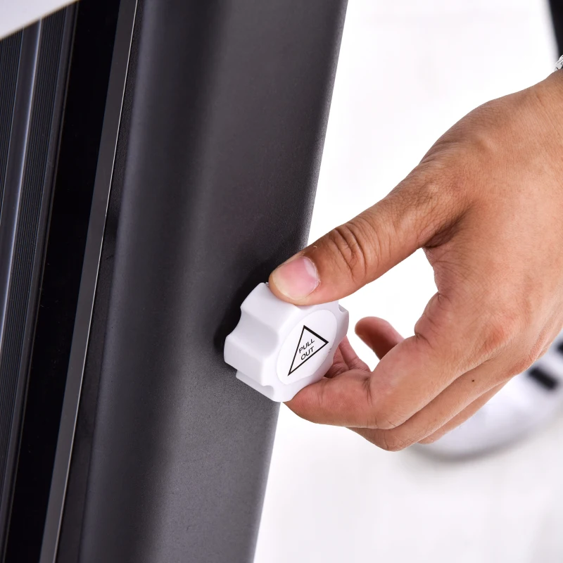 HOMCOM Cinta de Correr Velocidad 1-12 km/h Cinta de Correr Plegable con 12 Programas Pantalla LCD 71x128x122 cm Negro