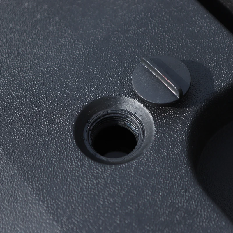 Outsunny Set 4 Basi a Croce per Ombrelloni da Giardino Riempibili con Acqua e Sabbia 51x51x12cm Nero