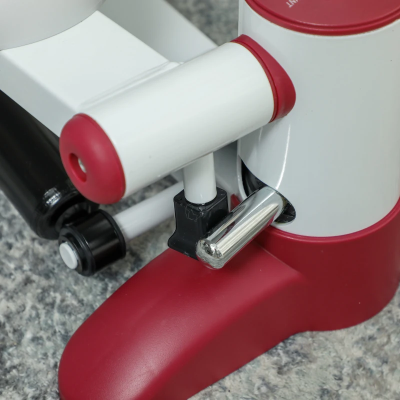 SPORTNOW Mini Stepper Machine, with LCD Monitor, Non-Slip Pedals, Grey