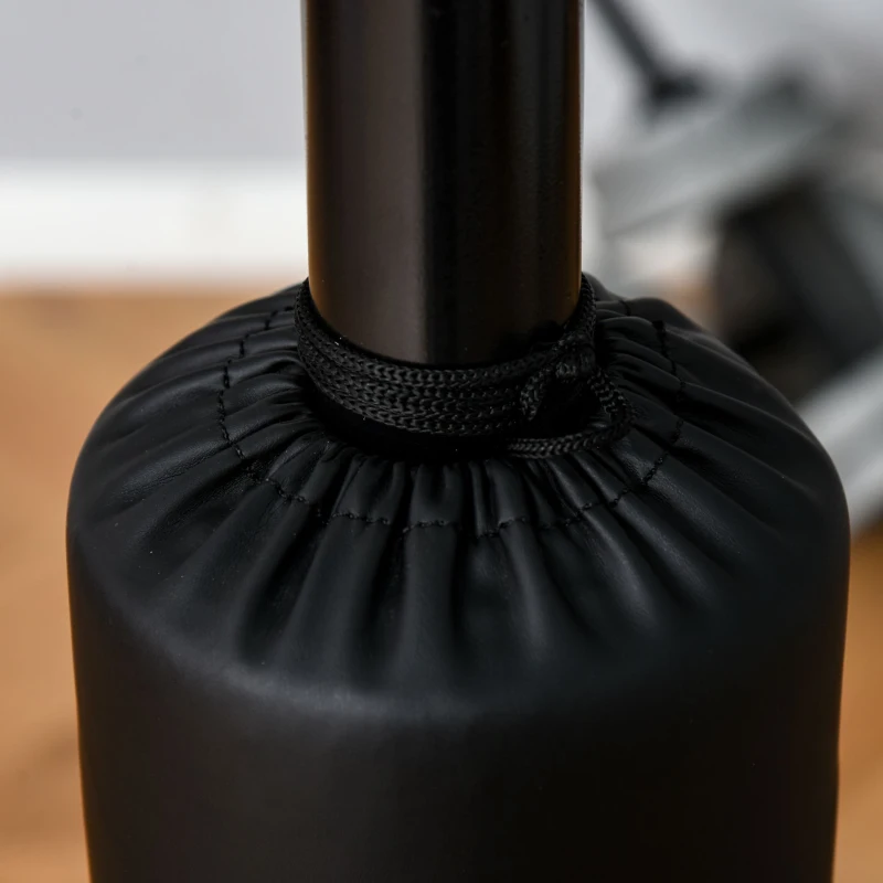 HOMCOM Sac de frappe sur pied 4 en 1, punching ball autonome 2 balles de vitesse barre rotative 360° gants hauteur réglable 160-230 cm, sac de boxe pour adultes, pour Boxe Muay Thaï Taekwondo, noir