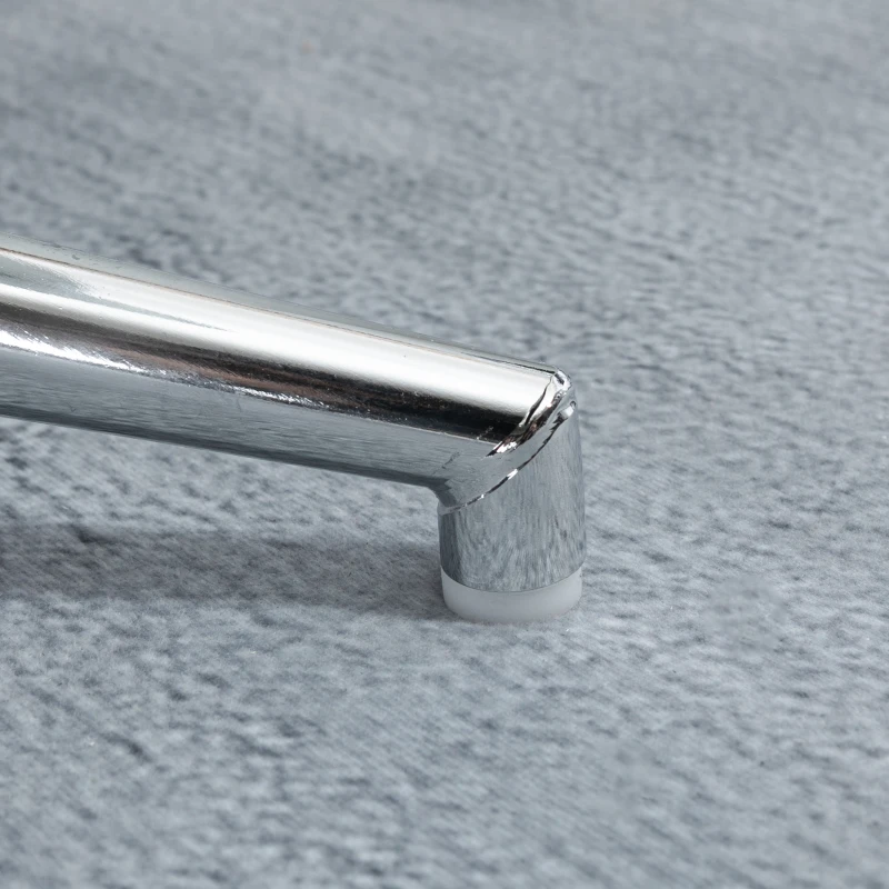 HOMCOM Sillón Individual Tapizado en Terciopelo Sillón con Altura Ajustable Giratorio 360° para 66x73x102,5-111,5cm Gris