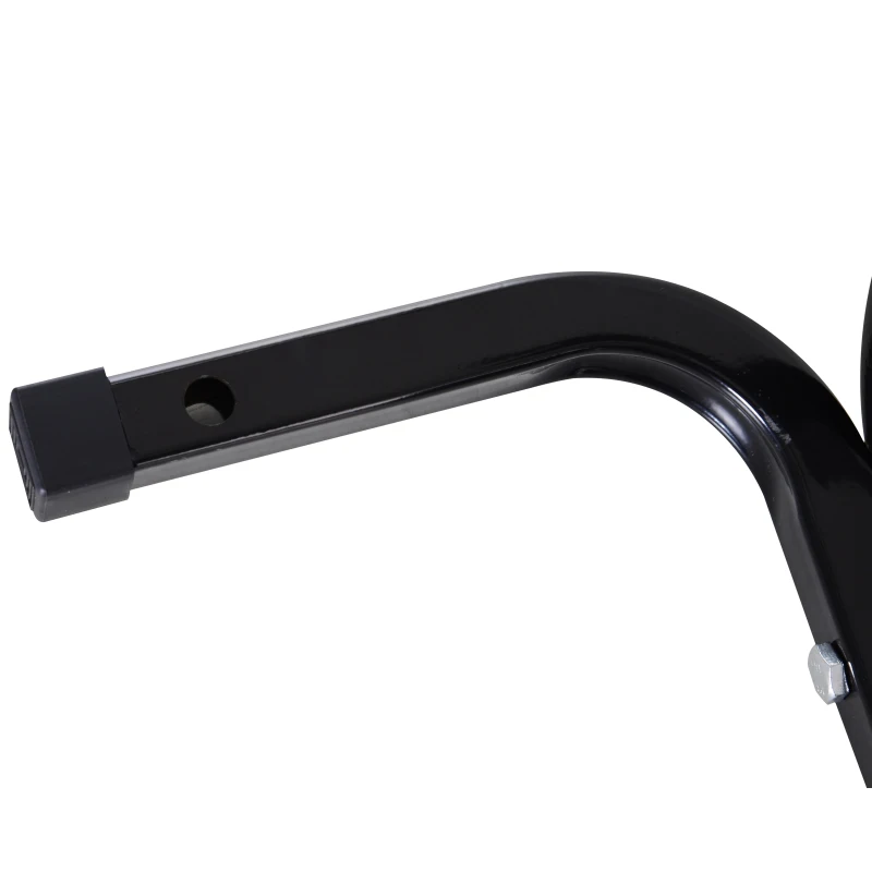 HOMCOM Caballete de Moto Delantera, Soporte para Rueda Delantera de Moto Ajustable en 3 Niveles de Metal Robusto, para Ruedas ∅43, 48, 53 cm, Negro