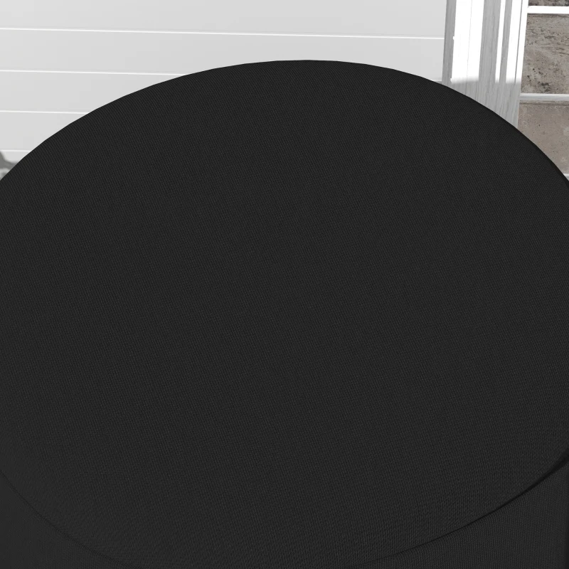 Outsunny Outdoor-Möbelabdeckung Möbelabdeckung Schutzplane für Möbel, wetterbeständig, 196 cm x 196 cm x 230 cm, Schwarz
