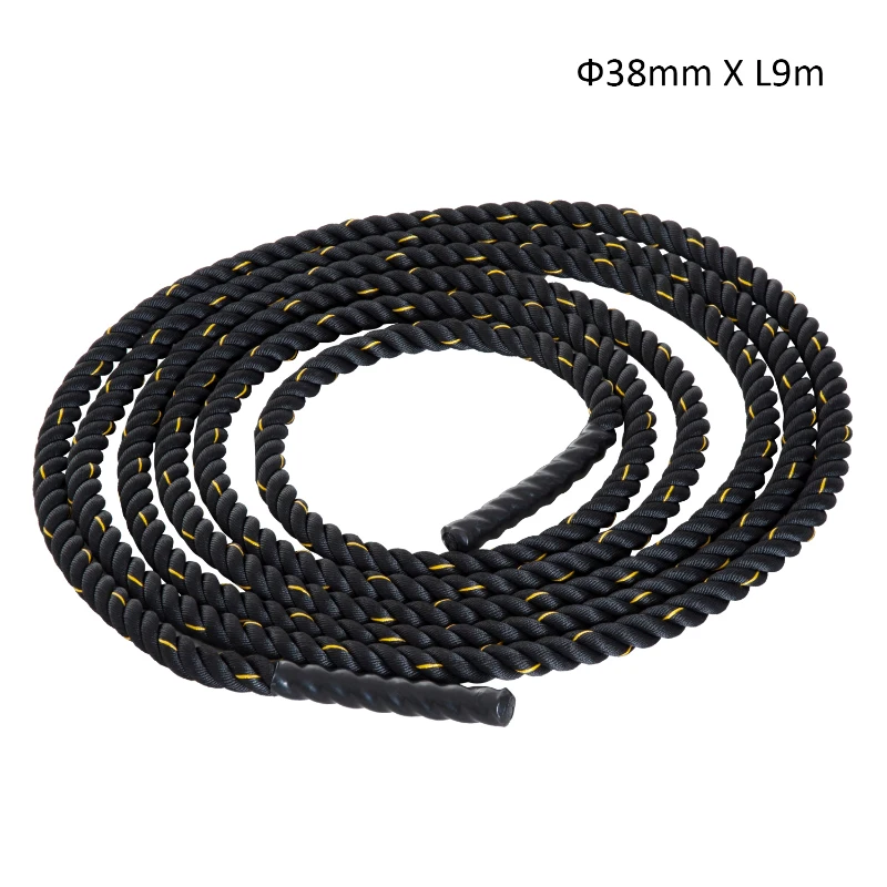 HOMCOM Battle Rope Forza Fitness Corda Fune da Allenamento (Ф38mm) Lunghezza 9m